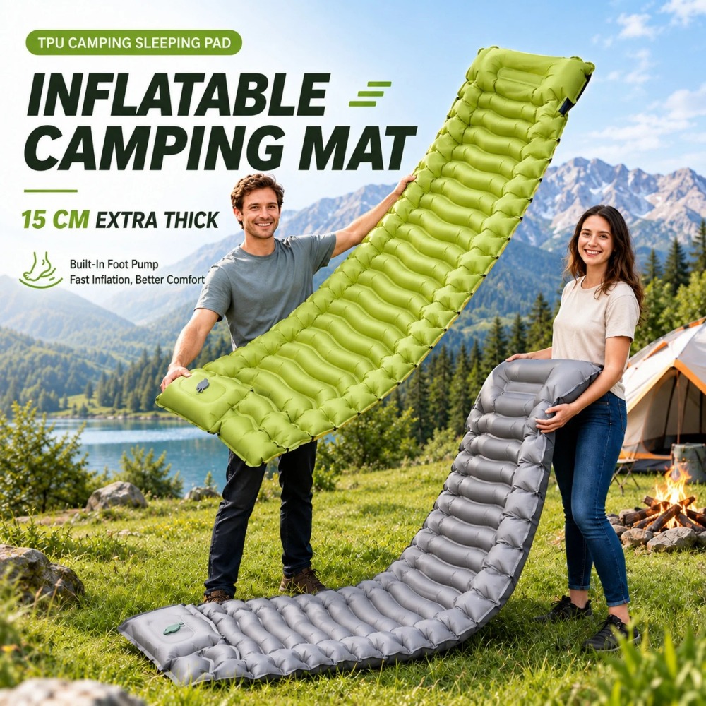 Camping Sleeping Mat Inflatabl - đánh giá và giá Outdoor Camping Rugs