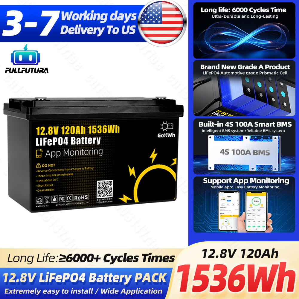6000+ Cycles 12V 120Ah Lifepo4 - đánh giá và giá Outdoor Camping Usa