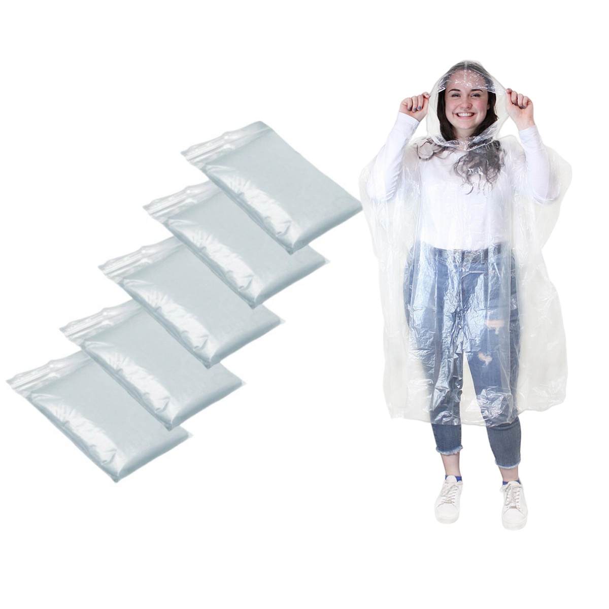 12Pcs Disposable Waterproof Ra - đánh giá và giá Camping Rain Poncho